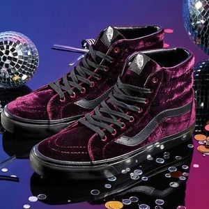 VANS SK8-HI Purple Velvet Sneakers